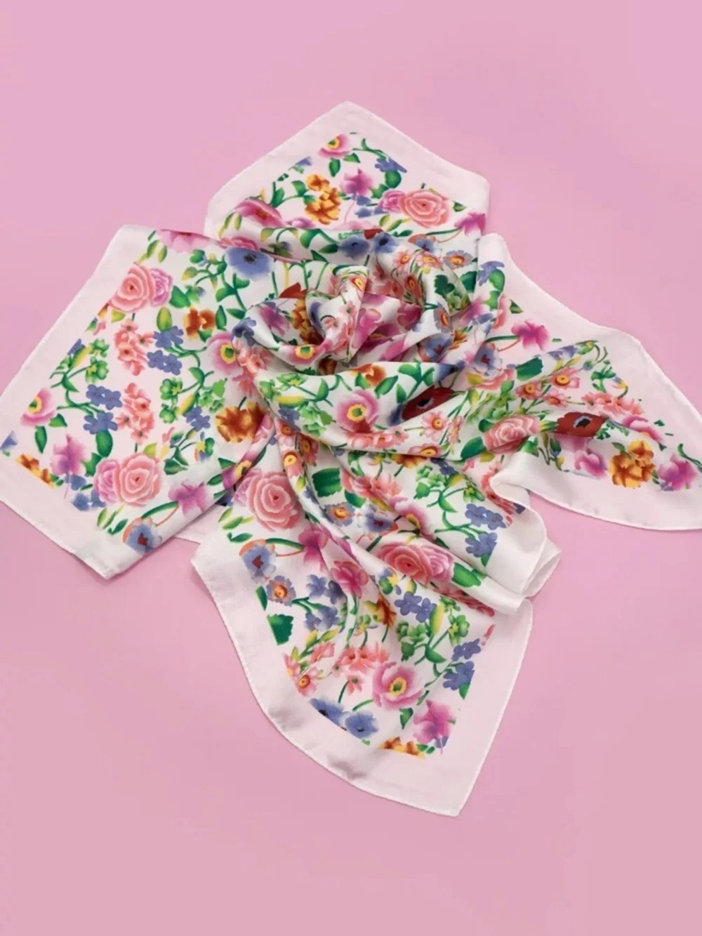 Tuscany Floral Print Scarf
